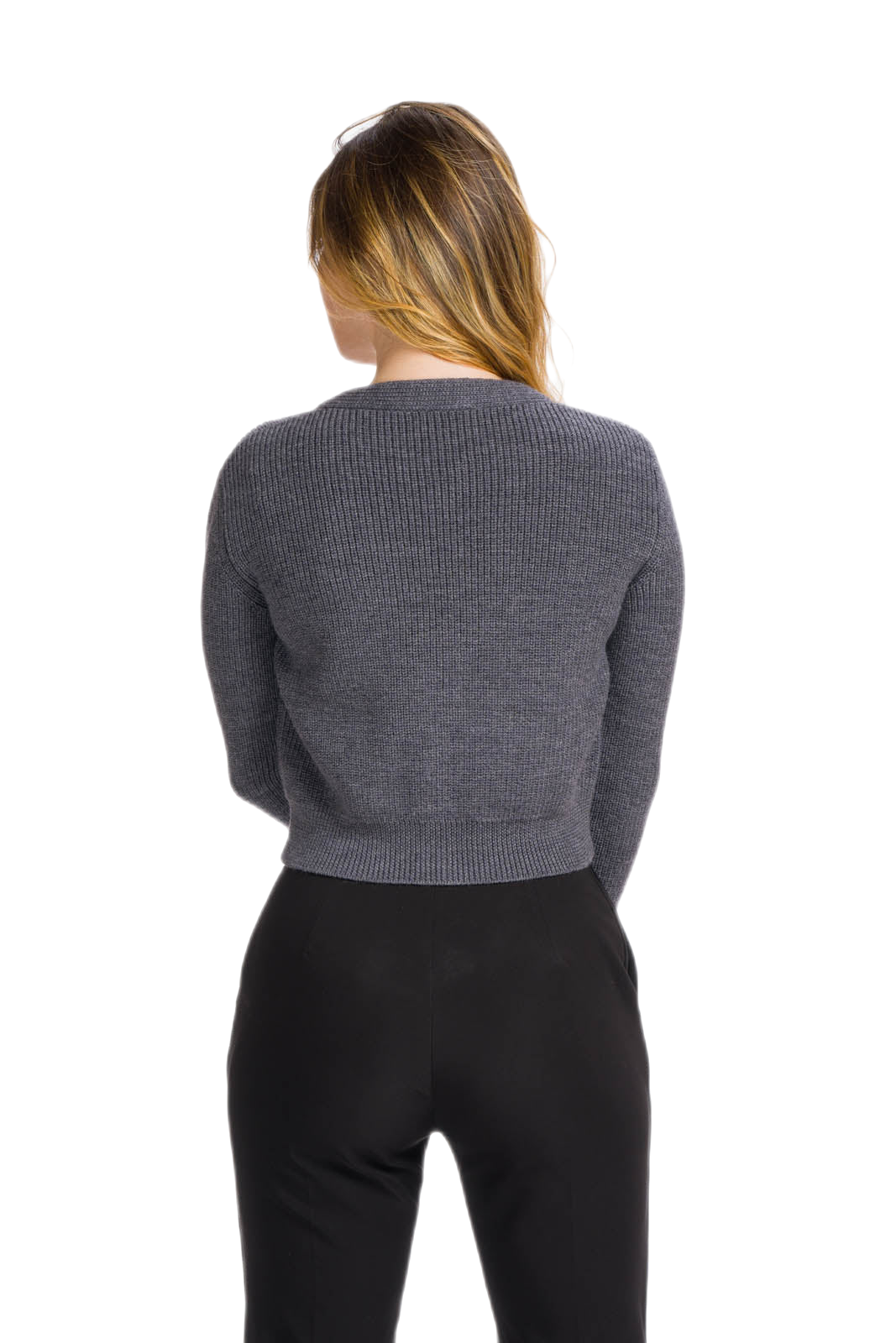 Cardigan grigio scuro donna Zuleika