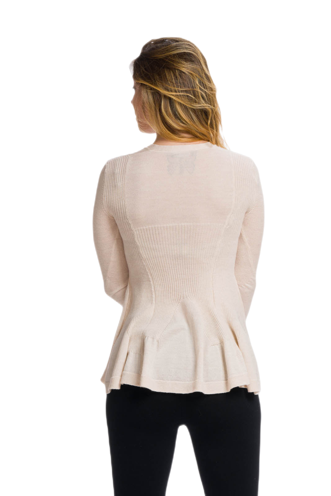 cardigan donna beige