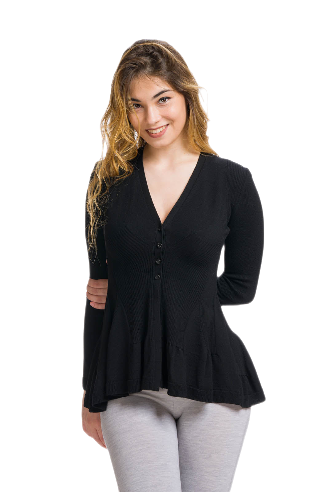 cardigan donna nero