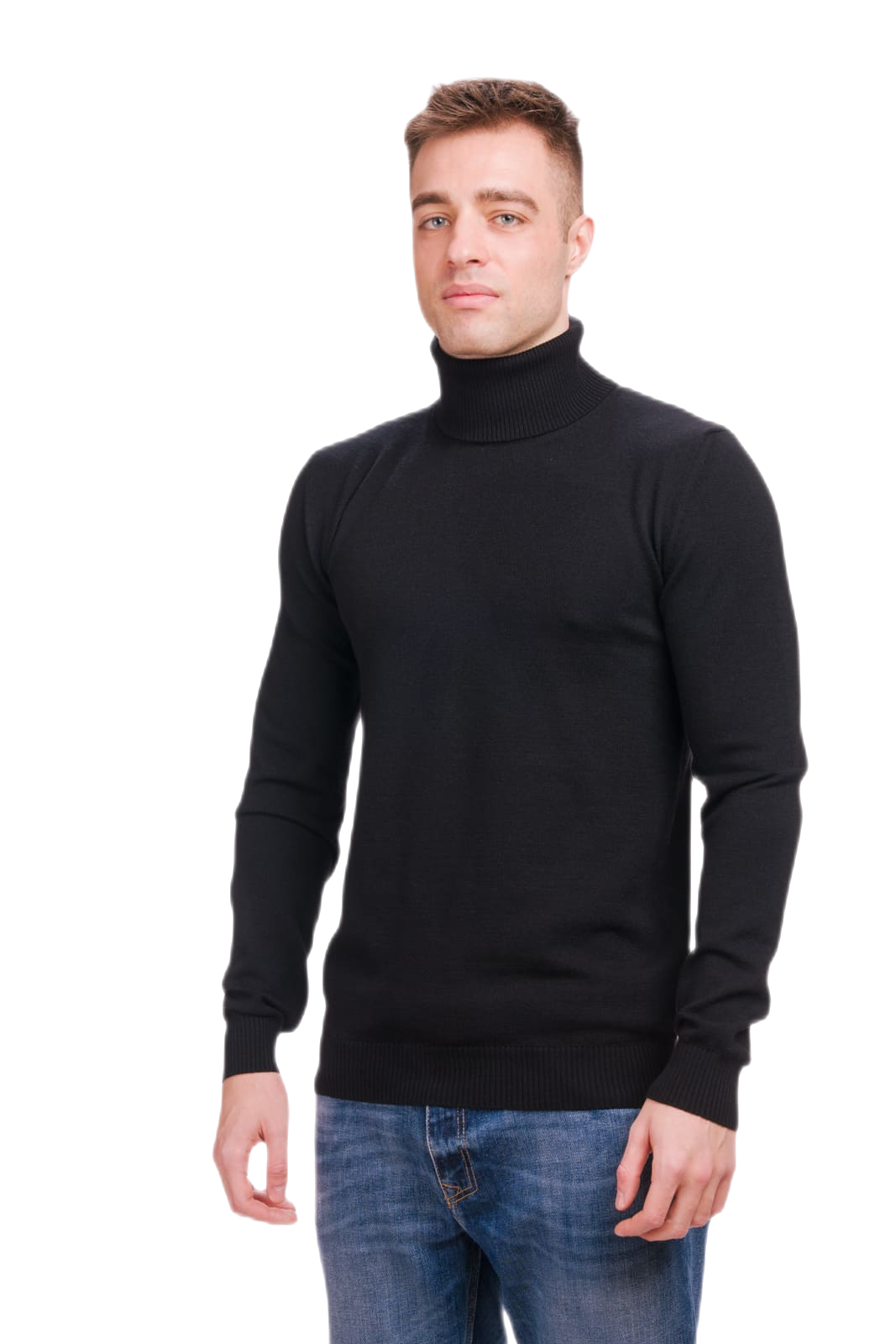 dolcevita sottogiacca uomo aderente colore nero