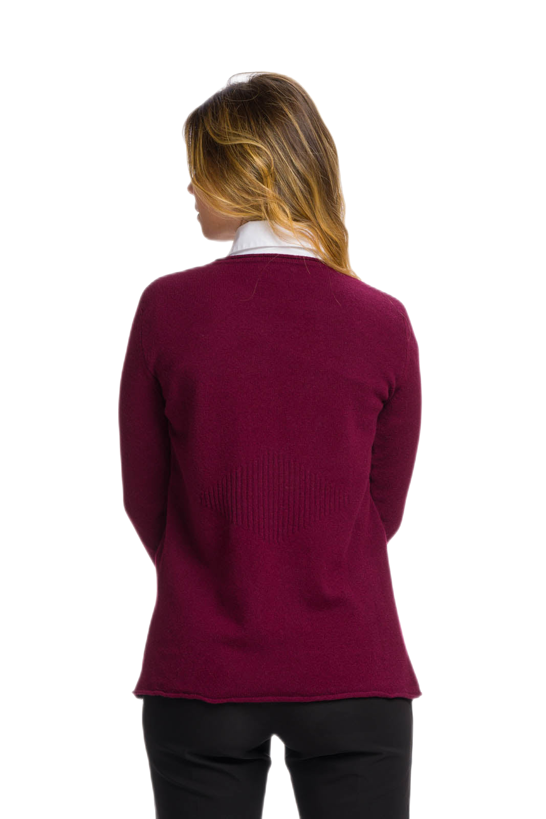 maglia donna bordeaux