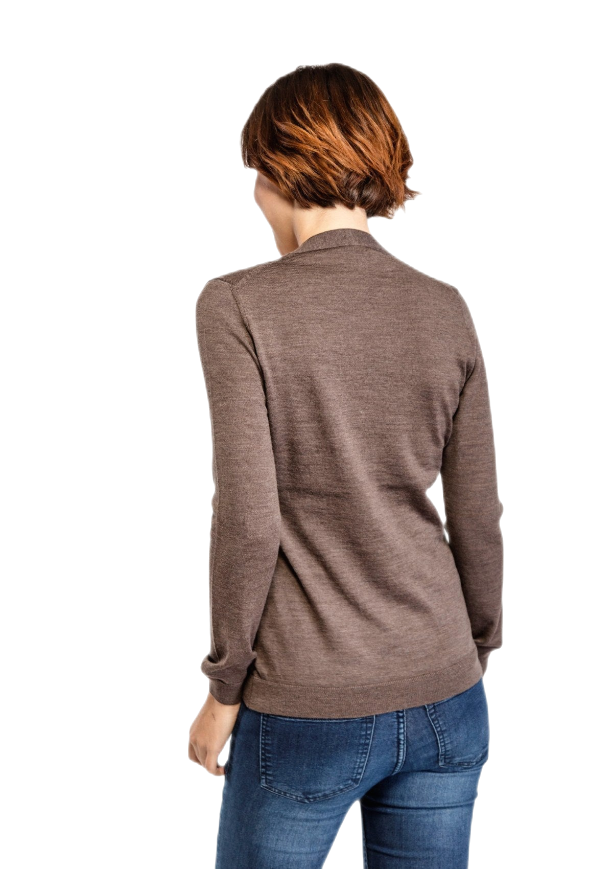 retro cardigan donna elegante classico marrone
