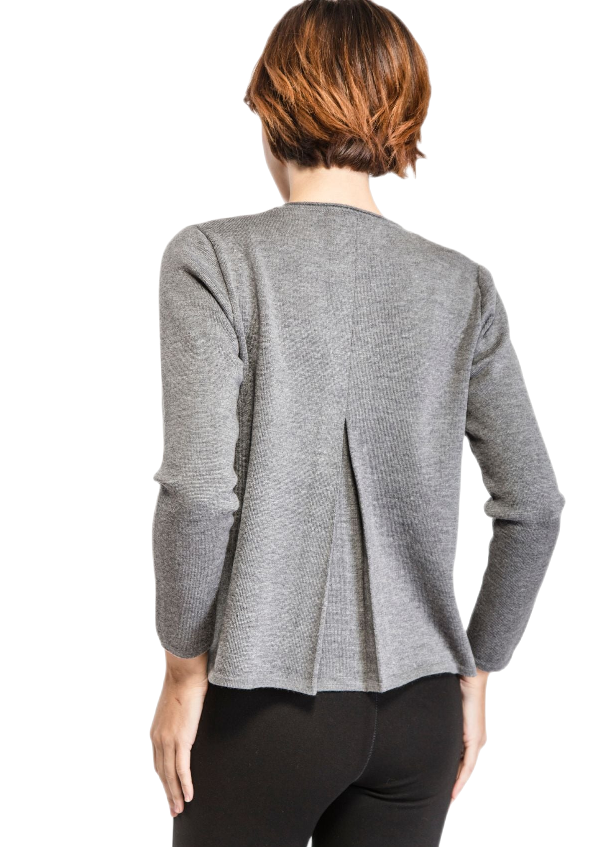 retro cardigan corto donna colore grigio