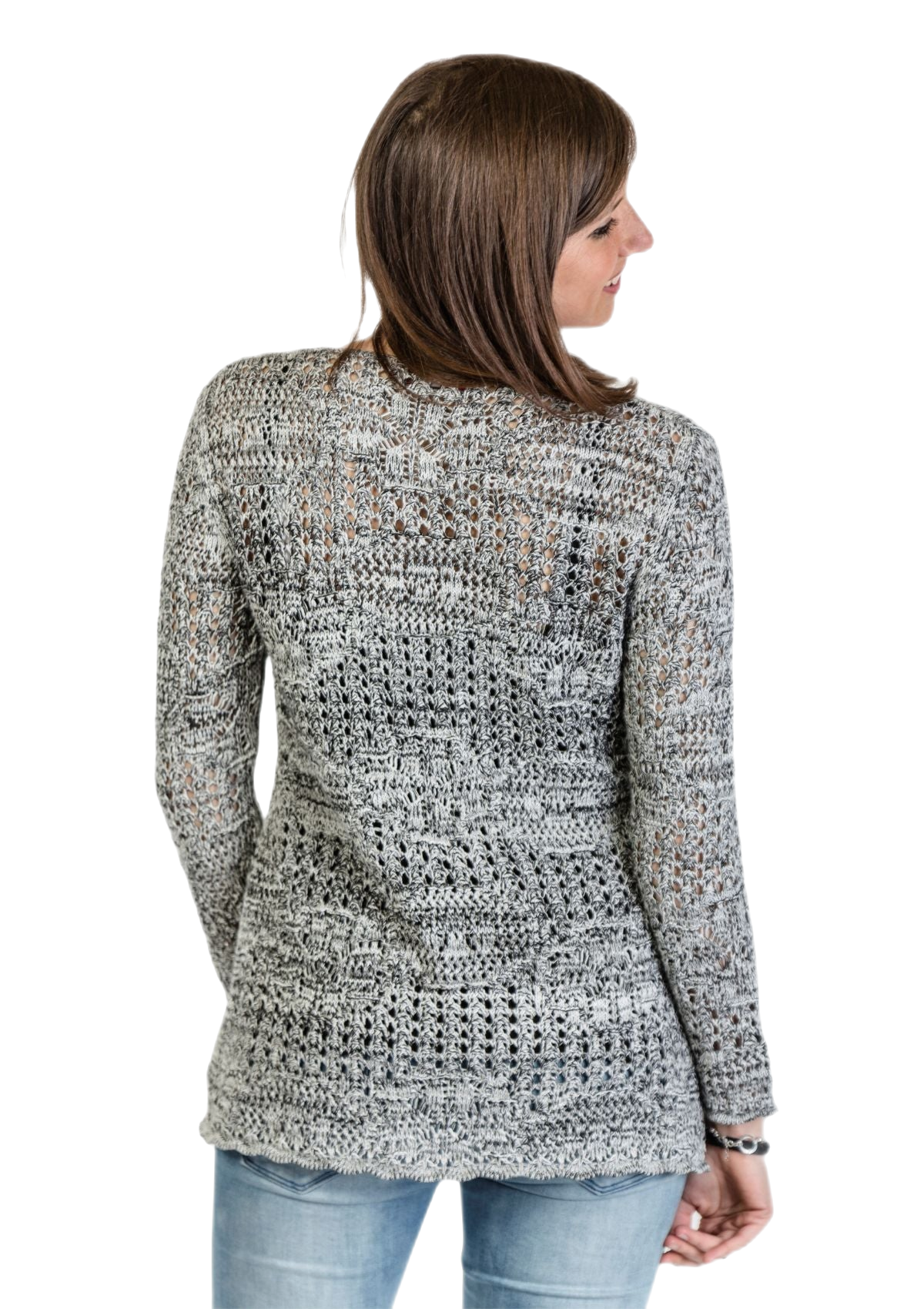 retro giacca in pizzo donna melange