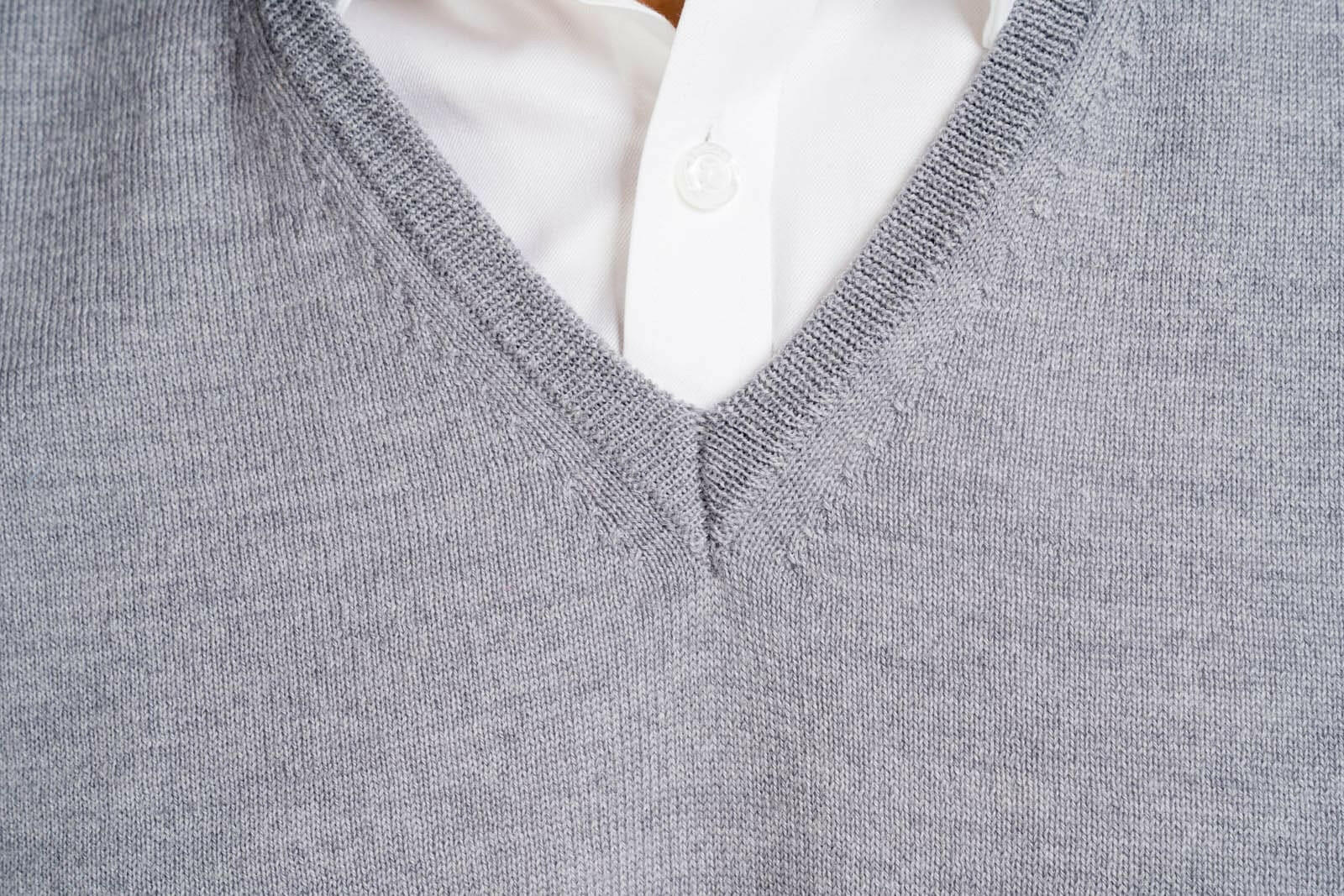 gilet uomo scollo a v