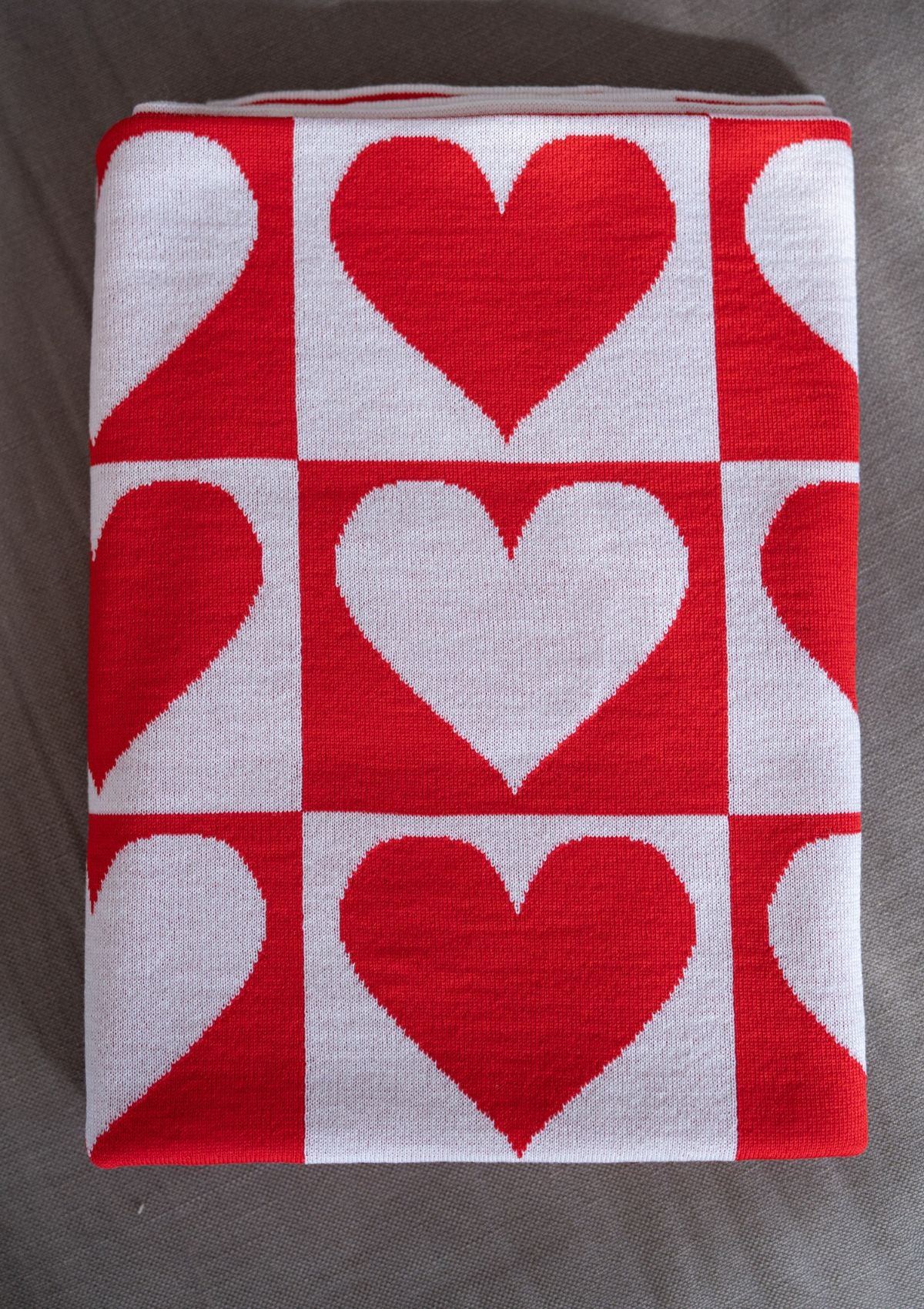 plaid san valentino bianco e rosso