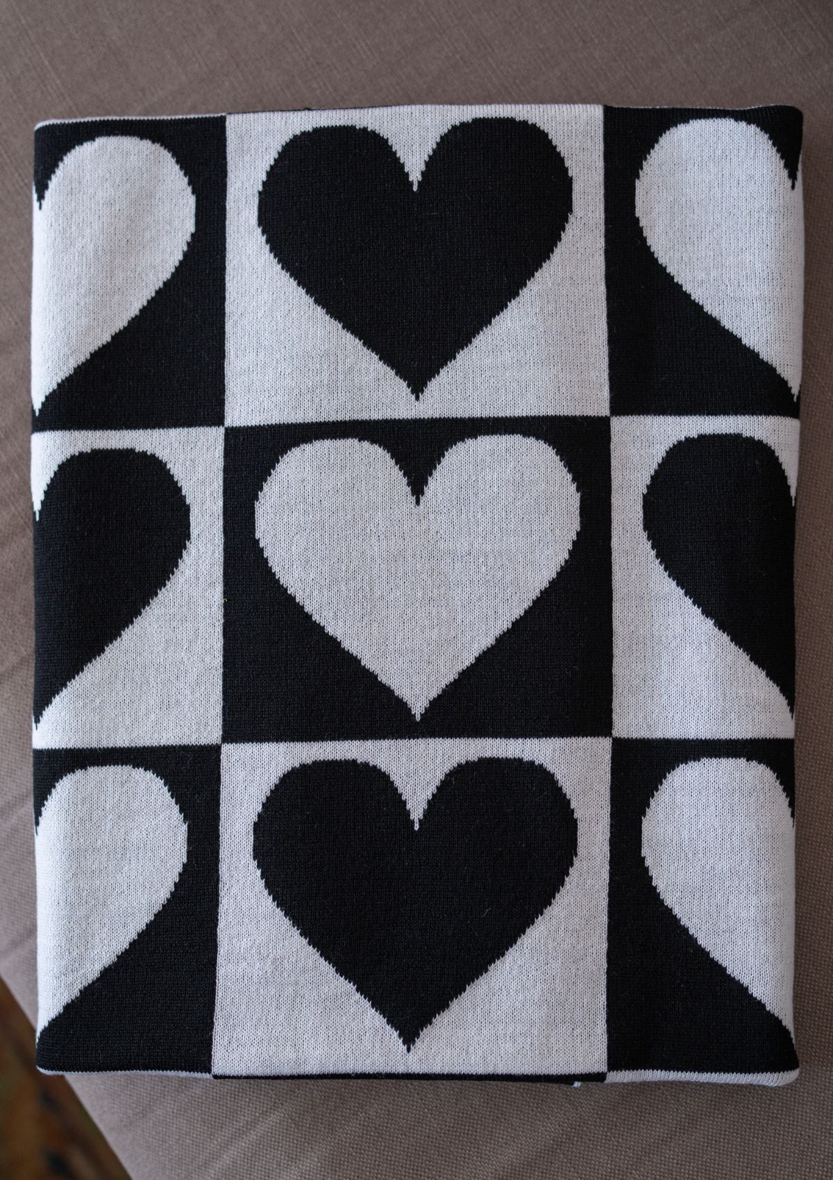 plaid san valentino nero e bianco