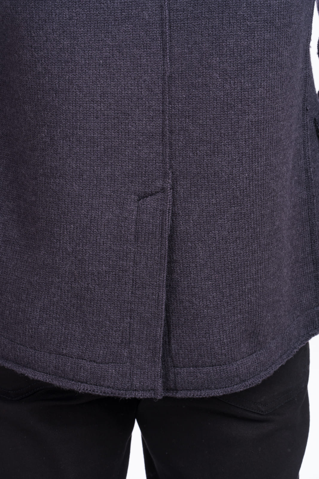 retro giacca uomo in pura lana vergine merino blu