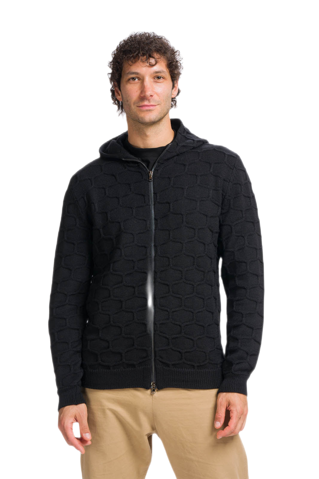 Pullover uomo zip online
