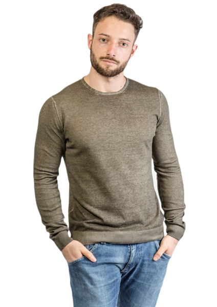 Dover Maglia in Puro Cotone manica lunga Uomo