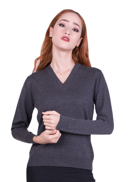 Maglione Da Donna Con Scollo A V, Sexy, A Maniche Lunghe, Casual, Sexy, Con Scollo A V, Oversize, A Maniche Lunghe, A Maglia, Elegante, Slim Fit, Bianco, S