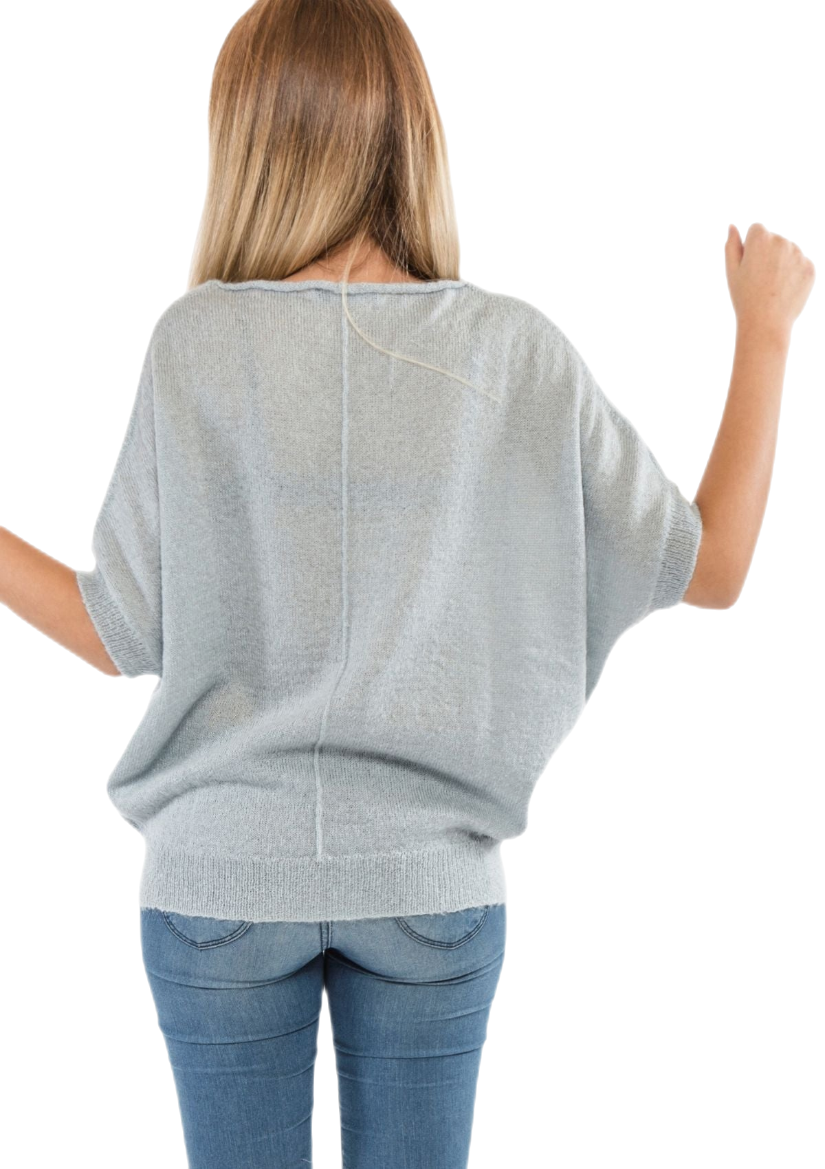 Maglia donna a pipistrello in mohair Simona